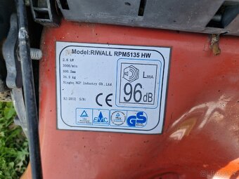 Benzinová sekačka s pojezdem riwall - 7