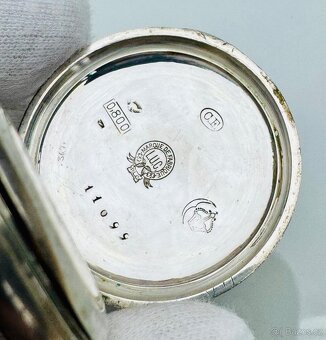 STŘÍBRNÉ KAPESNÍ HODINKY LUC - LOUIS ULYSSEN CHOPARD - 7