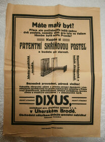 Staré tiskoviny, písemnosti a vizitky ze začátku 20.století - 7