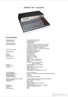 Dynacord Eminent 200 Mixer with Tape-Delay - 7