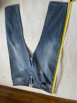 Panske Jeans Freeway, střih Regular, pas 110 delka 108 cm - 7