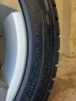 Alu kola 5x112 r17 Škoda- zánovní pneu - 7