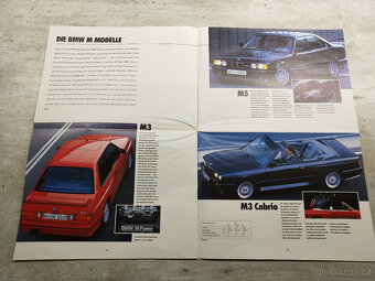 Prospekt BMW 1990, 16 str. A3, E30, E34, E32, německy - 7