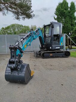 bagr, minibagr, motor Kubota, 3,8 tuny - 7