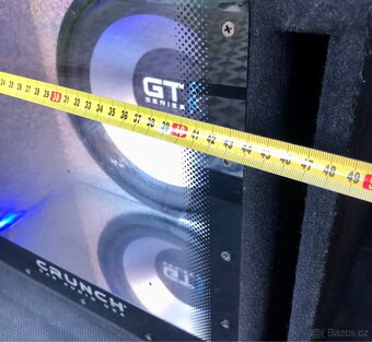 Subwoofer Crunch GTR series+ zesilovač - 7