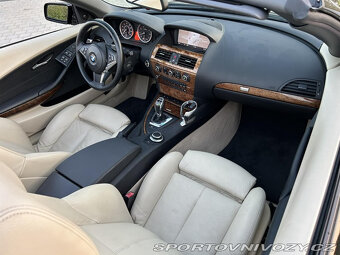 BMW E64 650i kabriolet sport.automat+sedačky 138tis.km - 7