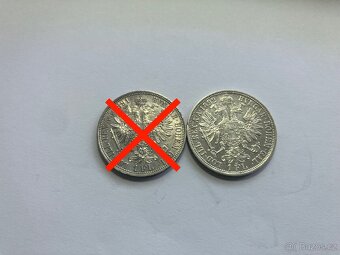Rakúsko Uhorsko 1 zlatníky forint florint - strieborné mince - 7