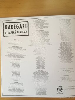 LP Radegast - Otrávená generace (PHR - Limit. Edition Green) - 7