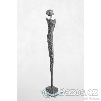 Kolekce 5 dívek - sada cínových soch dekorace kov - 7