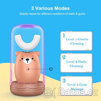 Dětský elektrický kartáček s U hlavicí - 7