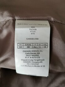 Dámská kožená bunda zn. CAMAIEU - 7