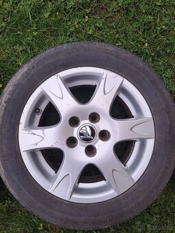 Alu kola 5x100, r14, škoda fabia - 7
