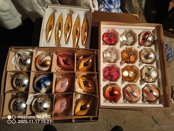 Retro vánoční ozdoby a osvetleni - 7