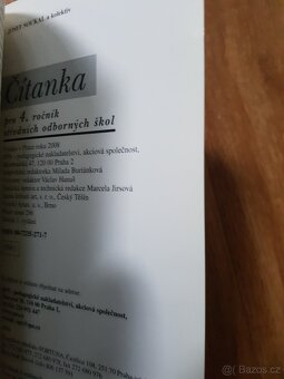 Prodám učebnici Čítanka pro 4.ročník SOŠ - 7