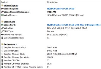 MSI GF63 Thin 9SC (15,6" FullHD, i7-9750H, 32GB RAM, Nvidia - 7