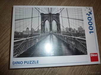 DINO Puzzle Černobílý New York 1000 dílků - nové - 7