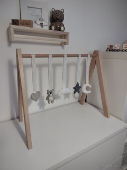 Dřevěná hrazdička pro miminko - 7