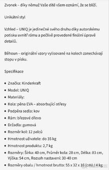 Nové odrážedlo Kinderkraft Uniq - 7