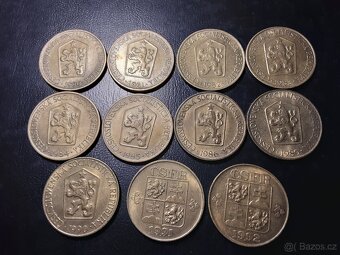 Mince Československo 80.léta +ČSFR-sbírka - 7