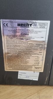 Krbová kamna Hecht 7.6 kw - 7