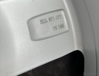 Originální Alu kola 5x112 VW Tiguan 215/65/17 letní TPMS - 7