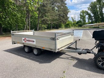Brždeny přívěs HAPERT 2000 kg, vysoké bočnice, nová stk - 7