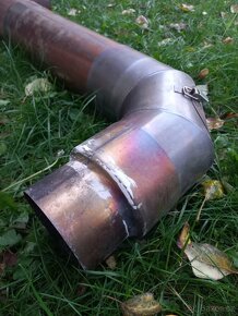 Měděný kouřovod pr. 150/130mm do místnosti - 7