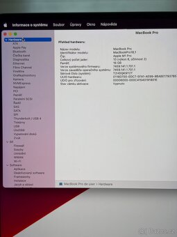 APPLE MACBOOK PRO 16”M1PRO(10core)/16GB RAM/512GB/BATERIE96% - 7
