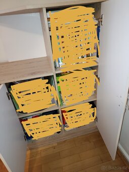 Psací stůl s komodou. - 7