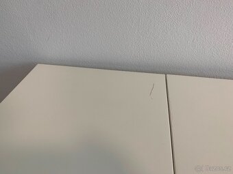 Dřevěný bílý stůl IKEA INGATORP - 7