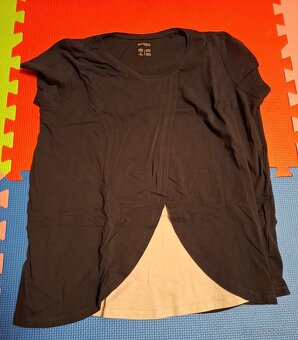 Těhotenské topy a šaty 7 ks - 7