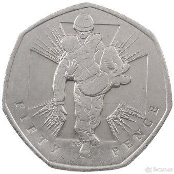 50 pencí pamětní mince 1973 - 2018 výběr (cena za ks, ČTĚTE) - 7