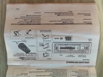Prodám autorádio Kenwood, rádio, CD, USB - 7