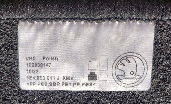 Textilní koberečky originál Škoda Octavia 4 r.v.2023 - 7