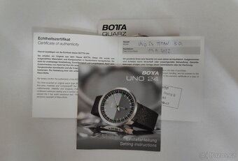 Jednoručkové hodinky Botta-Design UNO 24+ Black/Orange - 7