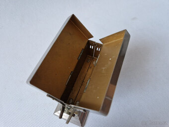 Starý dávkovač zásobník na cigarety geometrické Art Deco - 7