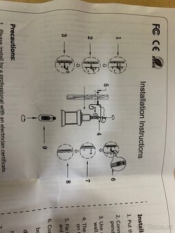 Retro nástěnné světlo / lucerny - 7