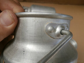 Konvička hliníková starší 3 kusy za 400 kč včetně pošty - 7