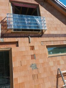 Nerezové zábradlí na francouzské okno na míru. - 7