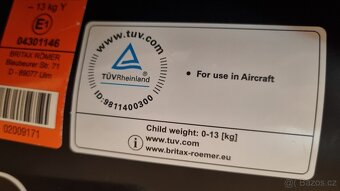 Britax Römer Baby-Safe Plus - RM (do 13kg) - 7