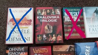 Různé knihy-historické, drama, thrillery, romány, bestselery - 7