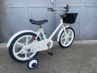 Dětské kolo Muji, velikost kol 16”, bílá barva - 7