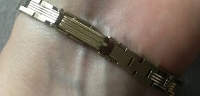 dámské pozlacené hodinky Zaria 17 jewels USSR-funkční - 7