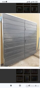 Dvoukřídlé garážová vrata 2,4x2m - 7