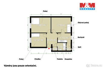 Prodej bytu 3+1, 72 m², Plzeň, ul. Zelenohorská - 7