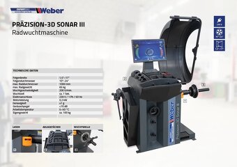 PROFI prezúvačka s ramenom + vyvažovačka WEBER - 7
