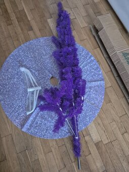 Nový vánoční stromek 150 cm a koberec pod stromek - 7