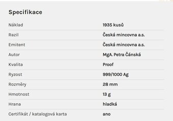STŘÍBRNÁ MEDAILE JAN SAUDEK 90 LET PROOF, 2025 - 7