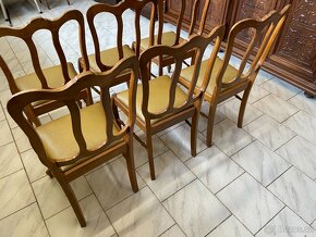 Starožitné jídelní židle Louis XV. - 7