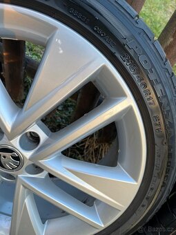 Škoda Fabia,Rapid orig letni sada Cluber 215/40-17 TOP - 7